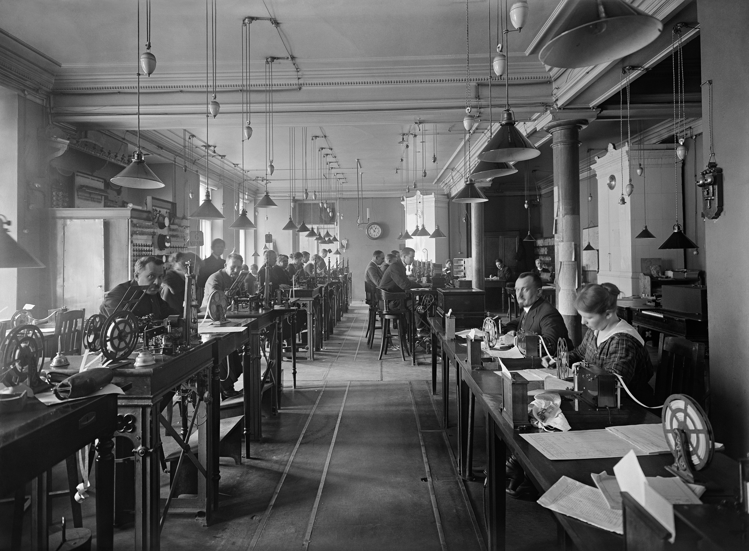 Telegraph is set up to accompany Posti