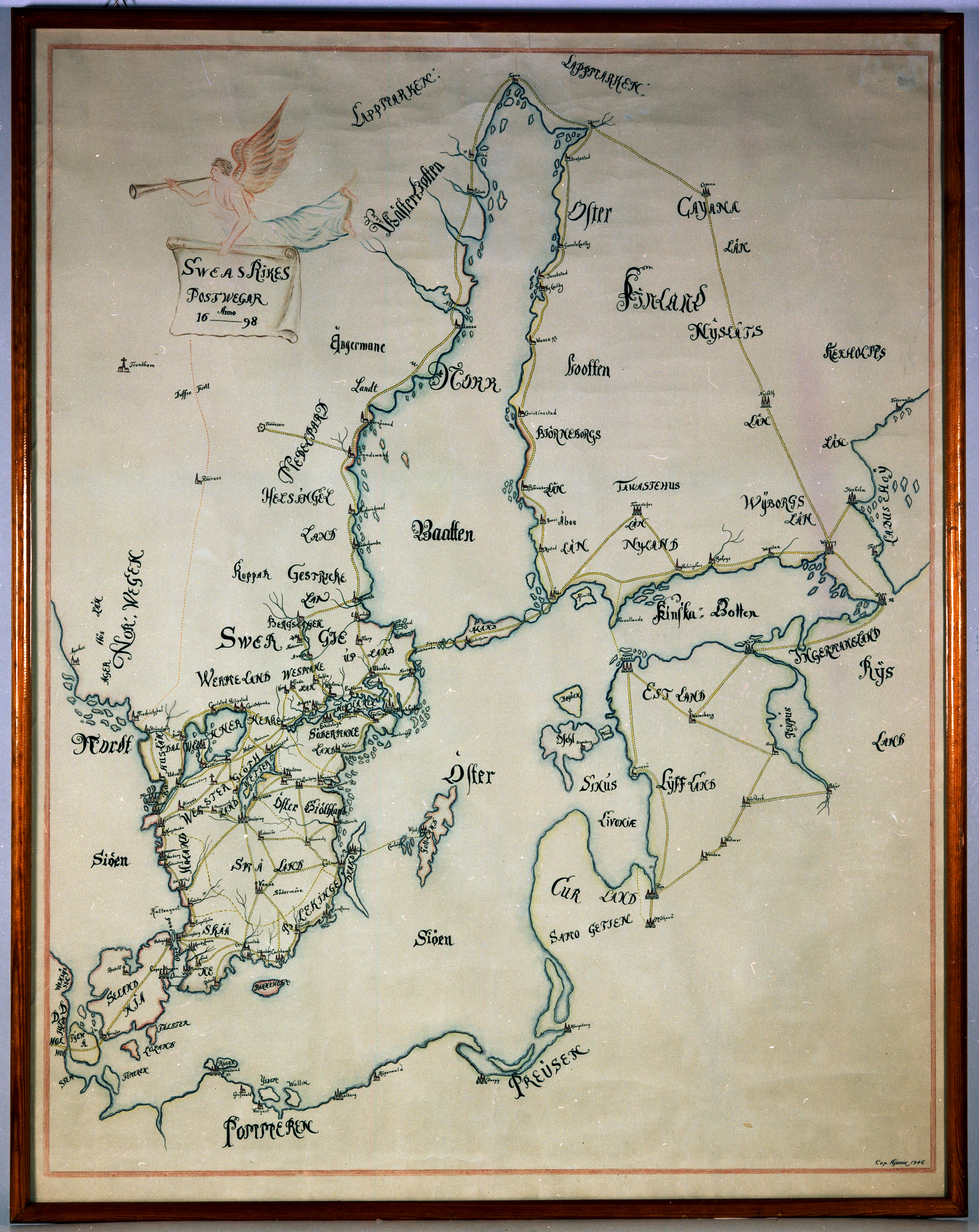 Early postal routes